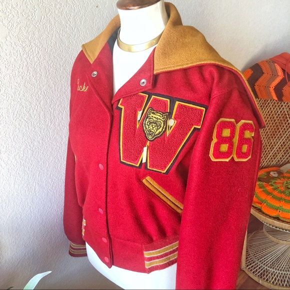 Sold✨True Vintage 80s Varsity Letter Jacket!✨ - Picture 6 of 7